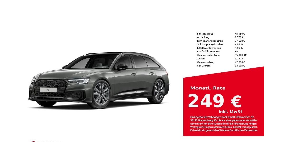 Audi A6 42.000 km 45.950 &euro; Lübeck 23556