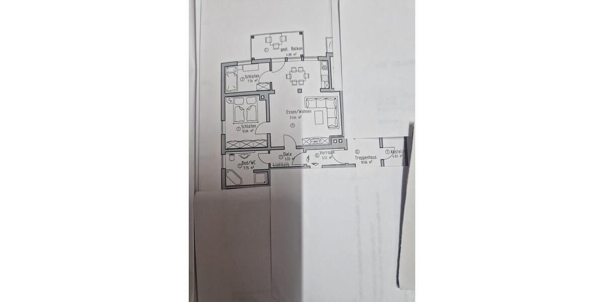 Etagenwohnung Baiersbronn - 3 Zimmer, 72 m&sup2;, 700&euro; | Angebot:26101695