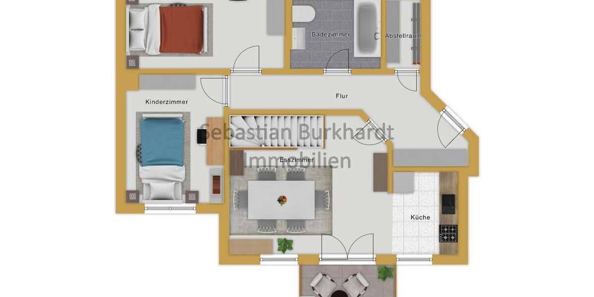 Etagenwohnung Ilmenau - 4 Zimmer, 95 m&sup2;, 195.000&euro; | Angebot:26037838