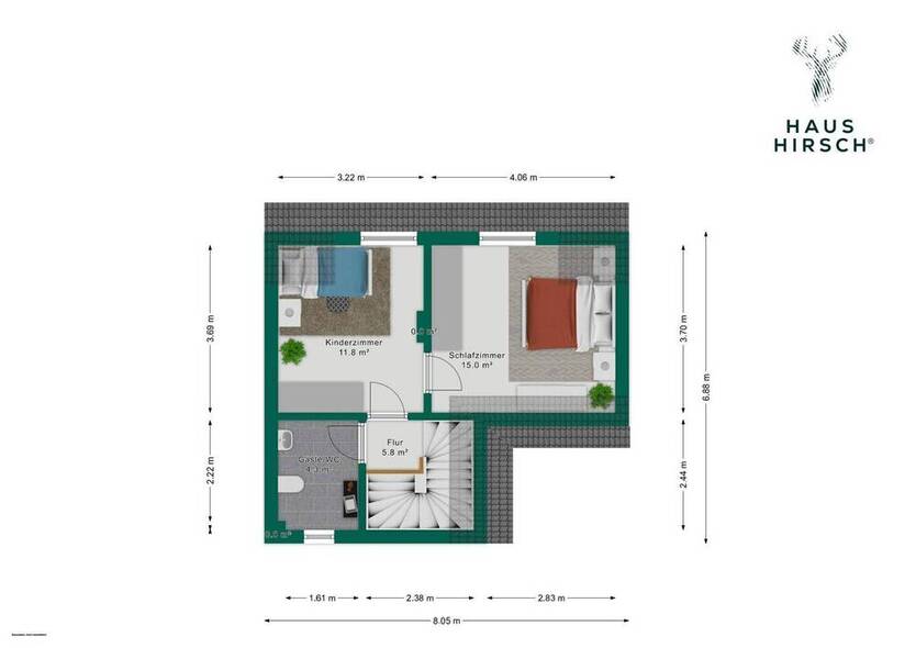 Charmantes Einfamilienhaus, 92 qm WFL mit toller Aufteilung + Garten in begehrter Lage in Bonn-Beuel