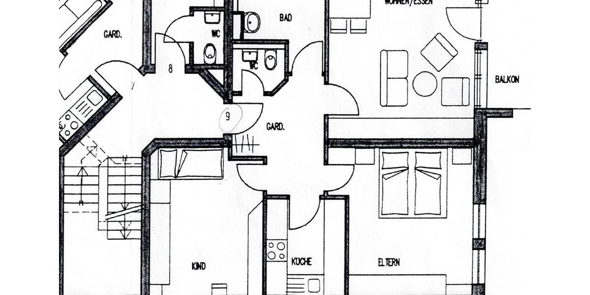 Etagenwohnung Naumburg (Saale) - 3 Zimmer, 78 m&sup2;, 139.000&euro; | Angebot:26104969