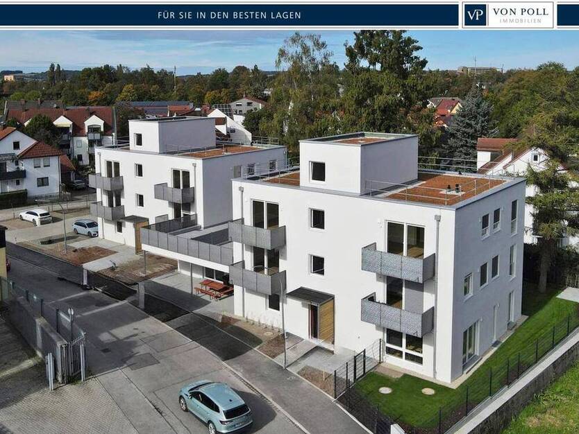 Licht, Luft & Luxus : Traumhafte 3-Zi.-NeubauWohnung mit Dachterrasse & Balkon - Erstbezug