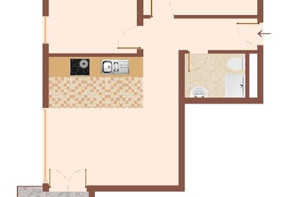 3 Zi.-Wohnung mit schönem Ausblick! - Wohnung Winterberg | Angebot:27117096