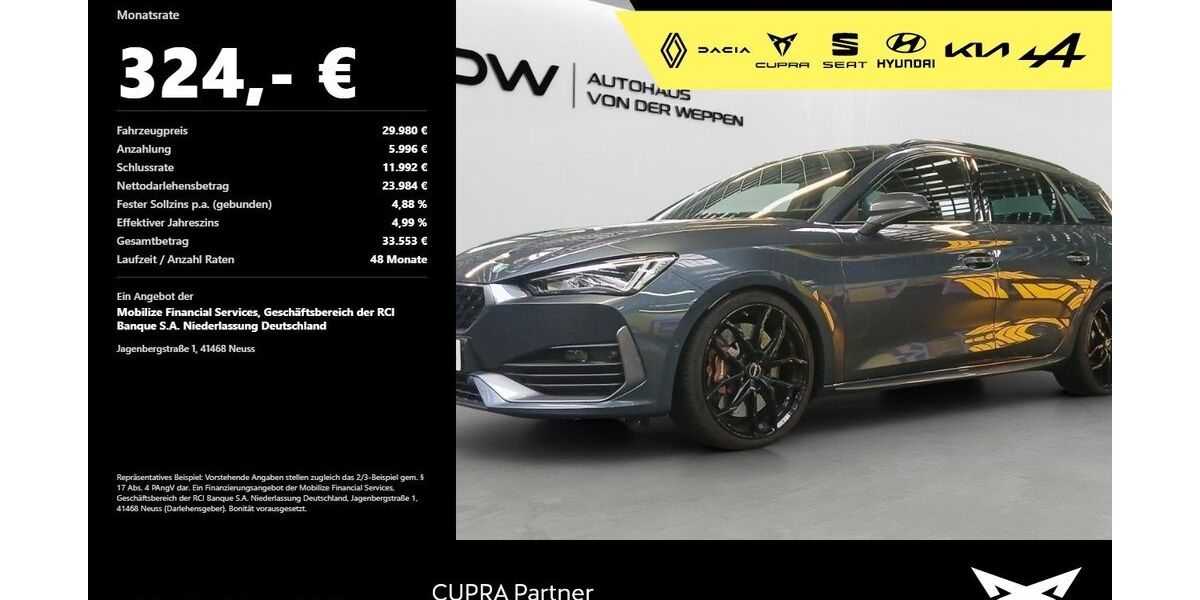 Cupra Leon 27.200 km 29.380 &euro; Heilbronn 74076