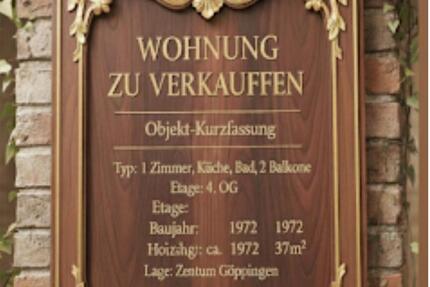 Zentrale 1-Zimmer-Wohnung in Göppingen – Perfekte Kapitalanlage 1 zimmer