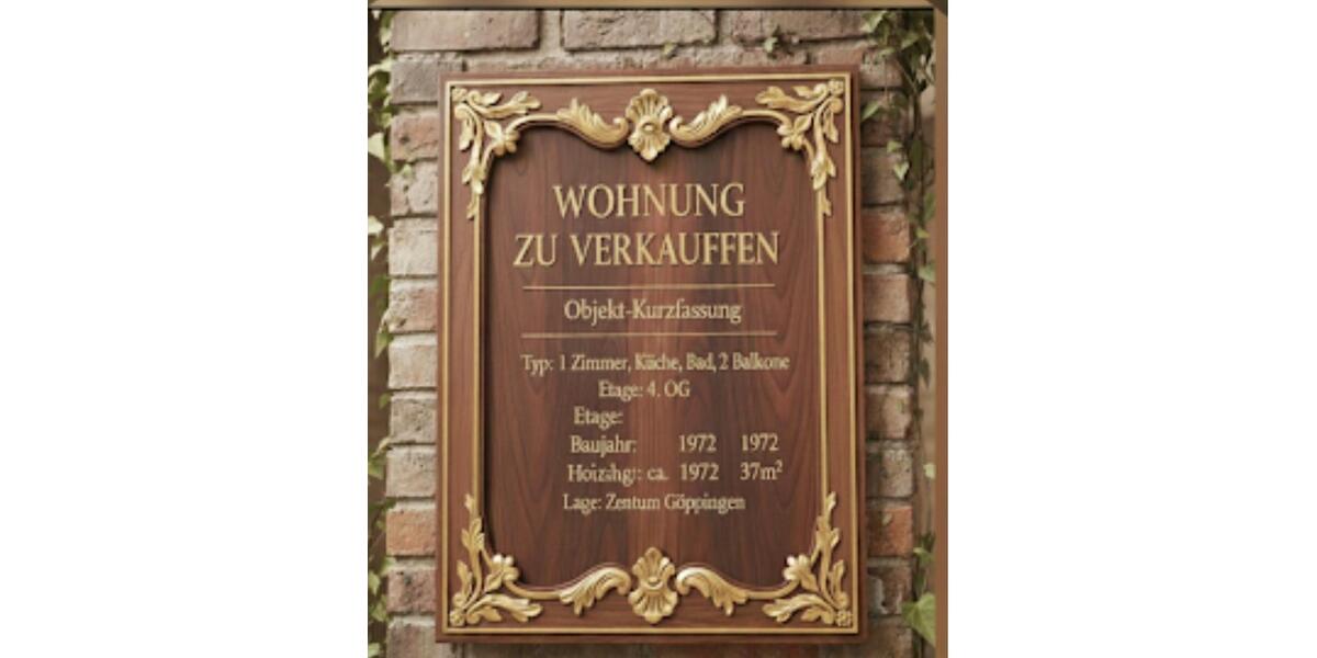 Zentrale 1-Zimmer-Wohnung in Göppingen – Perfekte Kapitalanlage 1 zimmer