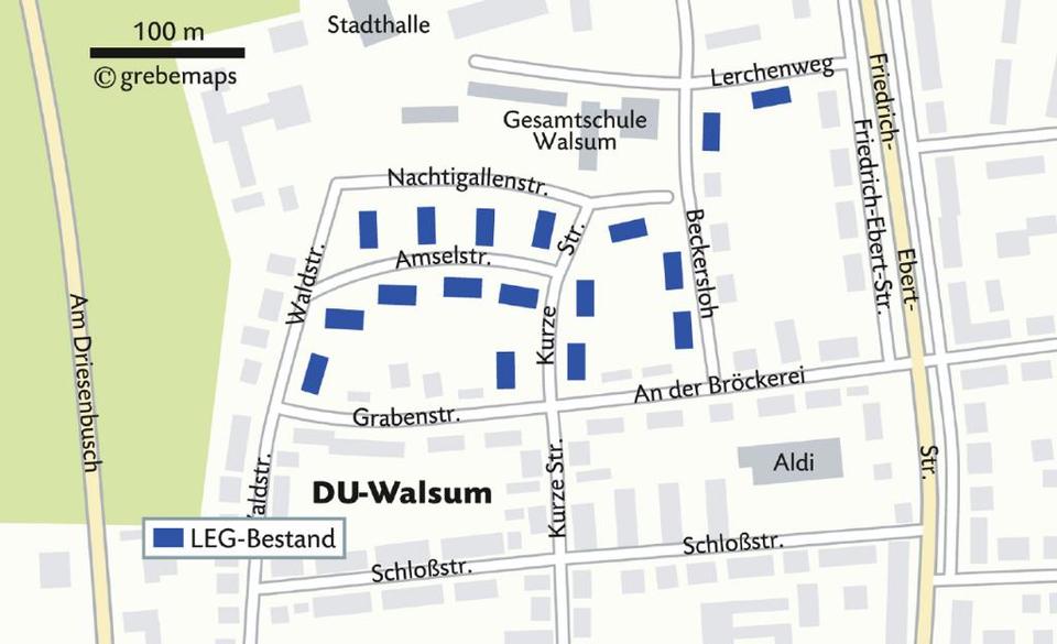 Etagenwohnung Duisburg Walsum - 4 Zimmer, 84 m&sup2;, 729&euro; | Angebot:26279240
