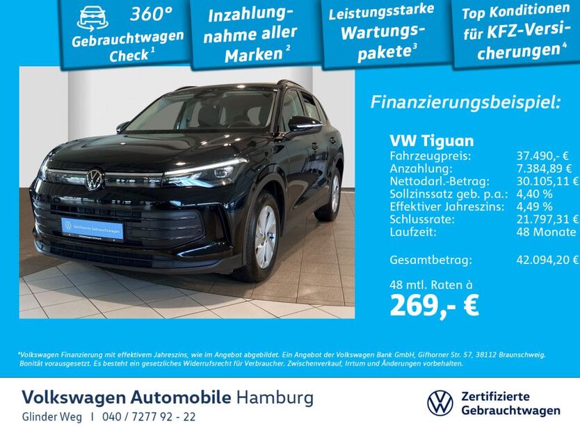 VW Tiguan 11.624 km 37.490 € Glinde 21509