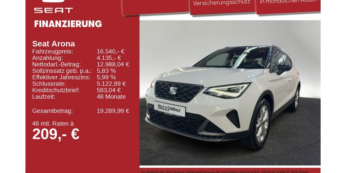 Seat Arona 48.777 km 16.540 &euro; Neu-Ulm 89231