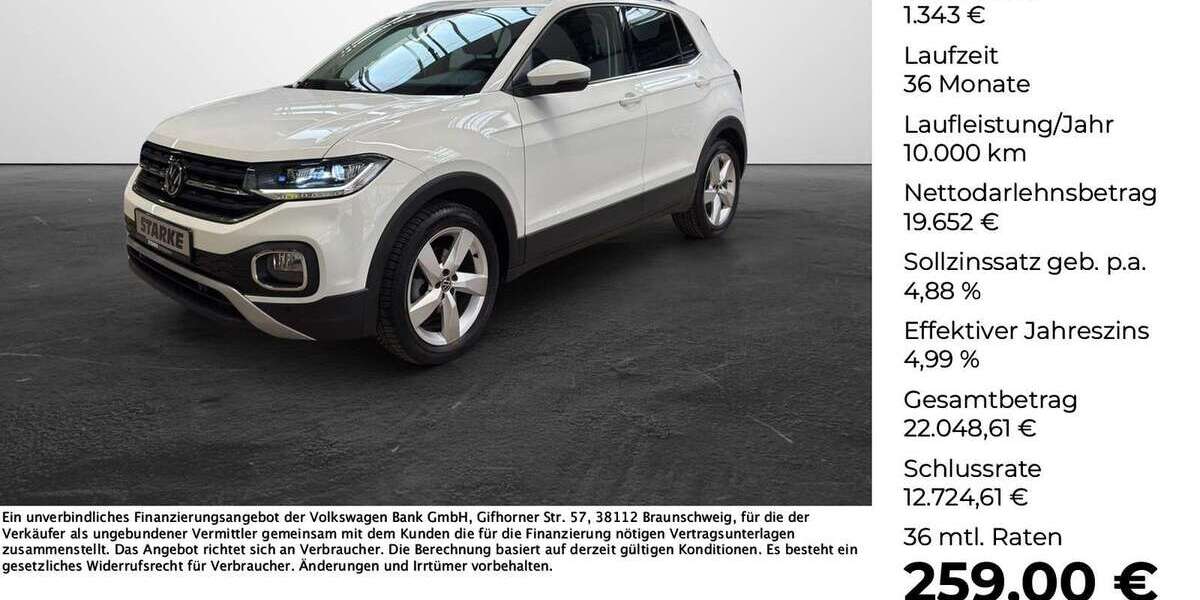 VW T-Cross 11.106 km 20.995 &euro; Osnabrück 49078