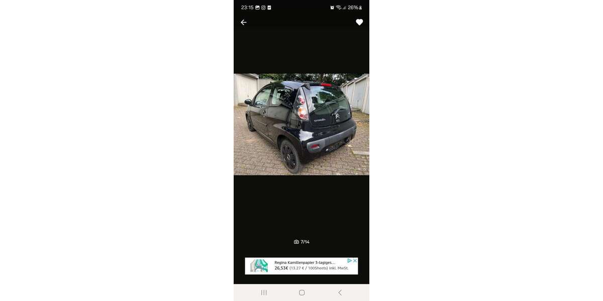 Citroen C1 40.000 km 6.400 &euro; Tiefenbroich (Ratingen) 40880