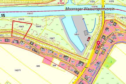 Grundstück zu verkaufen in Moorrege Klevendeich 125.000 € 2961 m²