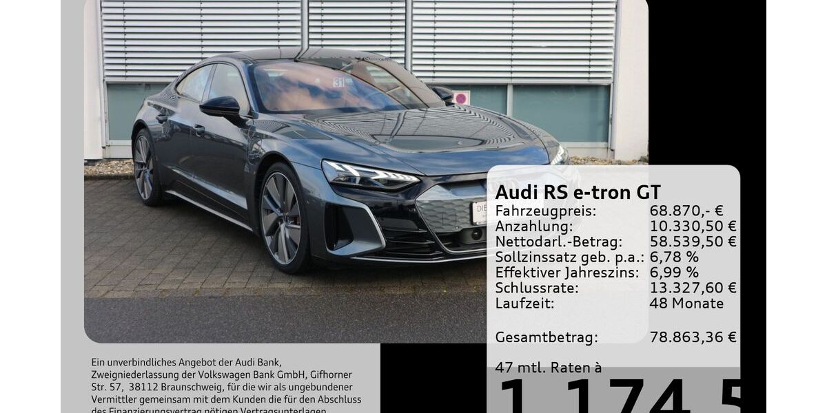 Audi RS e-tron GT 39.546 km 67.780 &euro; Buergstadt 63927