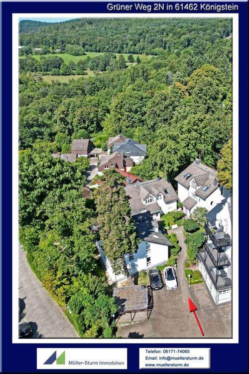 KÖNIGSTEINTS.: Großzügige und individuelle 4-ZW mit Balkon und Blick ins Grüne