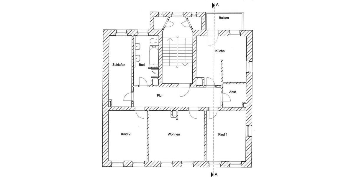 Etagenwohnung Leipzig Südost - 4 Zimmer, 106 m&sup2;, 1.150&euro; | Angebot:26349621