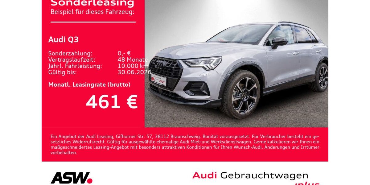 Audi Q3 3.500 km 42.960 &euro; Heilbronn 74074