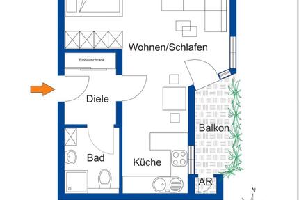 Wohnung Holzgerlingen - 1 Zimmer, 36 m&sup2;, 550&euro; | Angebot:26660137