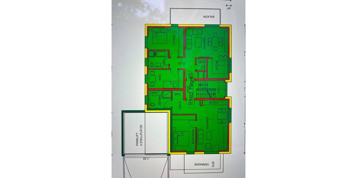 Etagenwohnung Hanau Steinheim - 3 Zimmer, 72 m&sup2;, 345.000&euro; | Angebot:26824356