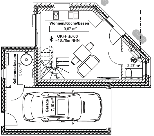 Etagenwohnung Kalkar Altkalkar - 239.900&euro; | Angebot:22950486