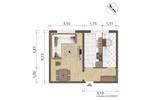 Etagenwohnung Hoyerswerda - 1 Zimmer, 28 m&sup2;, 150&euro; | Angebot:26336984