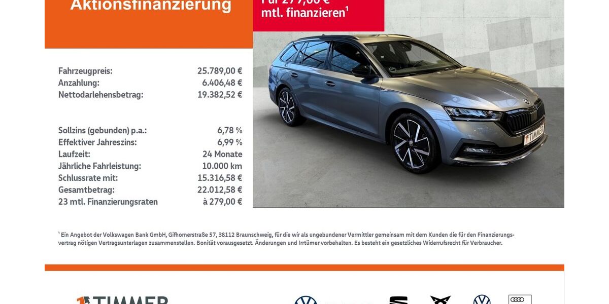 Skoda Octavia 69.576 km 25.489 &euro; Gronau 48599