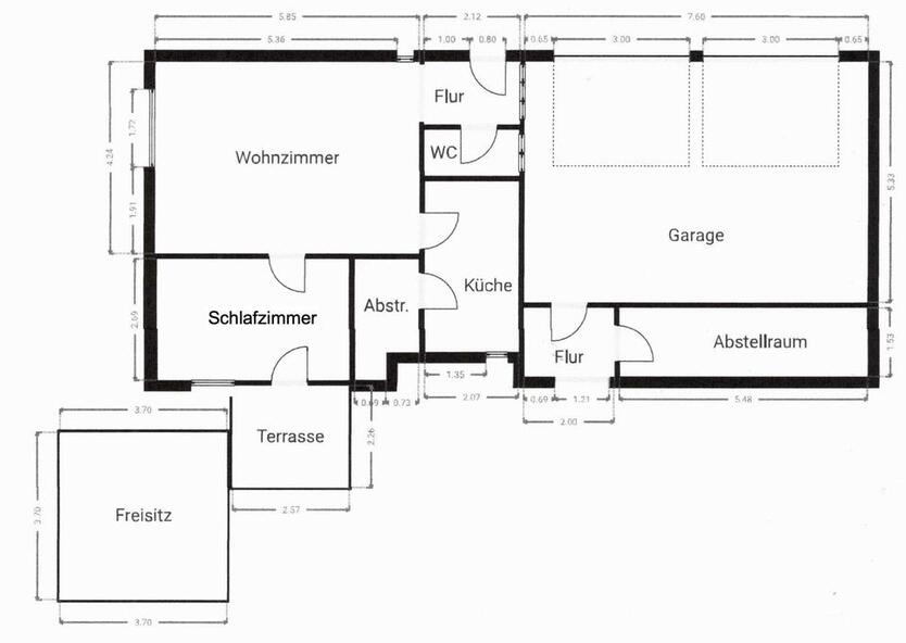 Charmantes freistehendes Einfamilienhaus (100 m²) in zentraler Lage zimmer