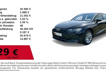 Audi A3 10.544 km 26.480 &euro; Dessau-Roßlau 06844