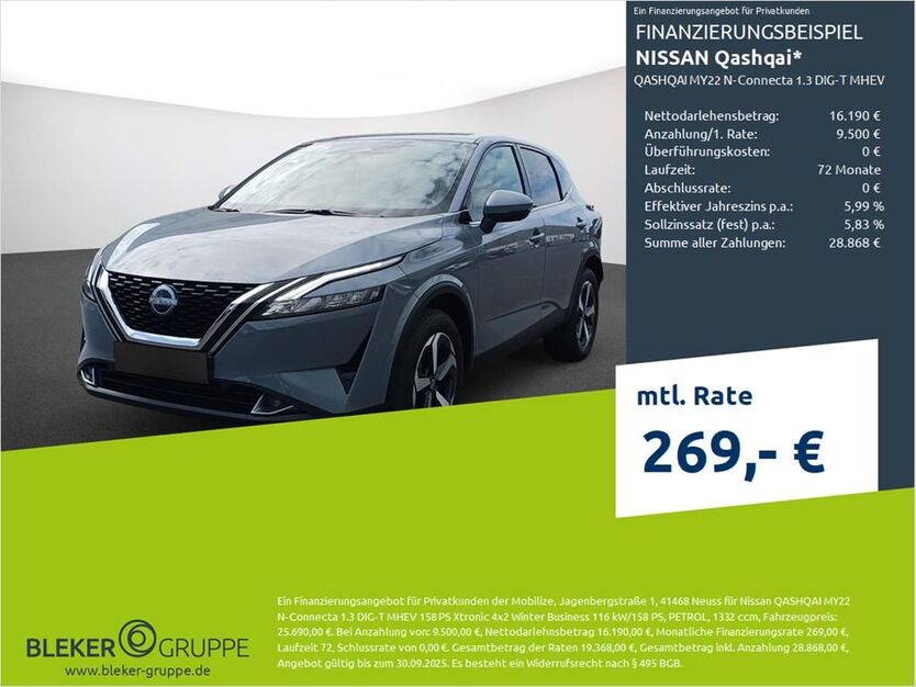 Nissan Qashqai 27.486 km 24.980 € Münster - Amelsbüren 48163