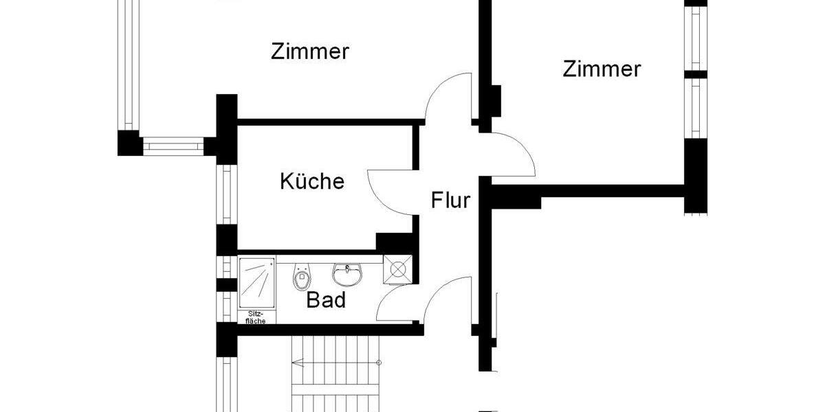 2-Zimmer-Wohnung in beliebter Lage! - Etagenwohnung Alfeld | Angebot:2724658
