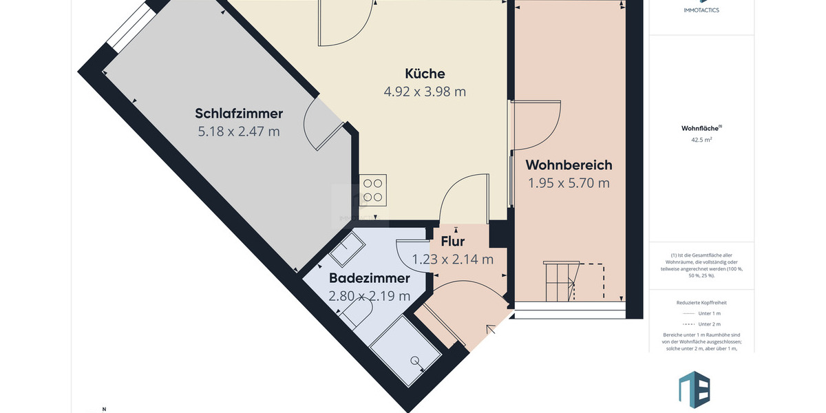 Etagenwohnung Stromberg - 2 Zimmer, 53 m&sup2;, 115.000&euro; | Angebot:25681183