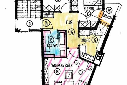 Renovierte 3-Zimmer-Wohnung in WinnendenHöfen 3 zimmer