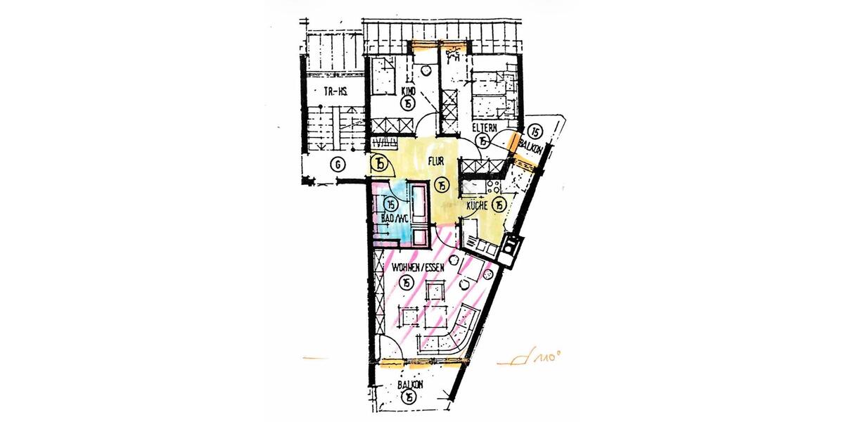 Renovierte 3-Zimmer-Wohnung in WinnendenHöfen 3 zimmer