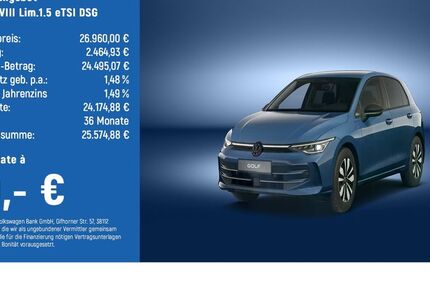 VW Golf 25.474 km 26.960 &euro; Magdeburg 39126