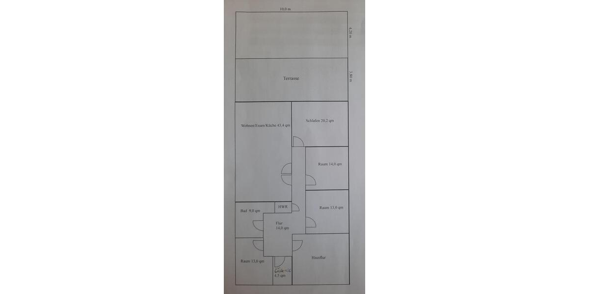 Erdgeschoßwohnung Güstrow - 5 Zimmer, 140 m&sup2;, 1.400&euro; | Angebot:26381991