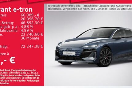 Audi A6 e-tron 8.177 km 66.989 € Eching 85386