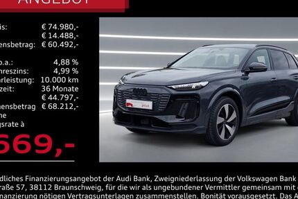 Audi Q6 e-tron 22.200 km 74.980 € Ingolstadt 85057