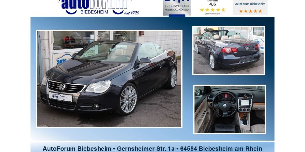 VW Eos 287.500 km 3.499 &euro; Biebesheim 64584