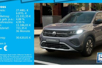 VW T-Cross 2.833 km 27.480 € München 80935
