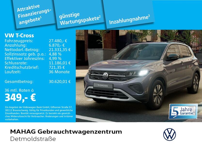 VW T-Cross 2.833 km 27.480 € München 80935