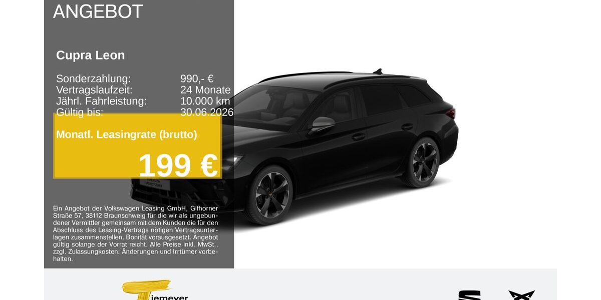 Cupra Leon 25.432 km 30.540 &euro; Hemer 58675
