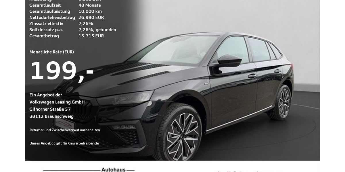 Skoda Scala 13.539 km 25.480 &euro; Ravensburg 88214