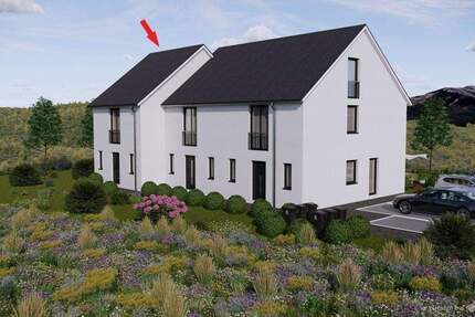 Modernes Reihenendhaus - Neubau - Garage - Terrasse - Garten - Wintergarten - 4 zimmer