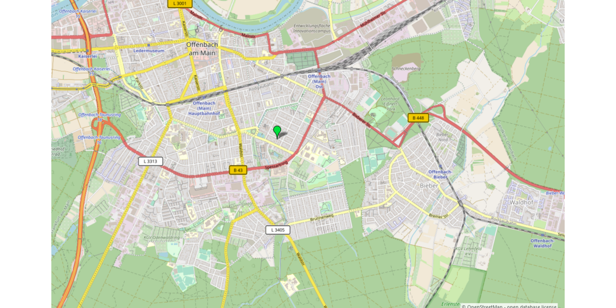 Großzügig geschnittene Drei-Zimmer-Wohnung in guter und ruhiger Wohnlage von Offenbach. - Etagenwohnung Offenbach Bieberer Berg | Angebot:27133823