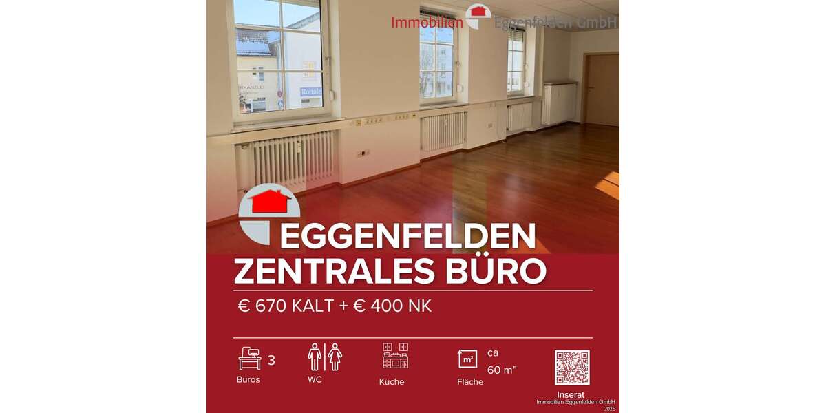 Büro in Eggenfelden 670 € 60 m² zimmer