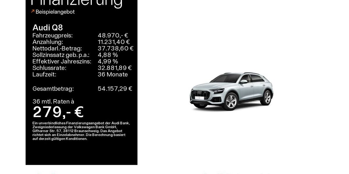 Audi Q8 57.999 km 48.970 &euro; Hofheim 65719
