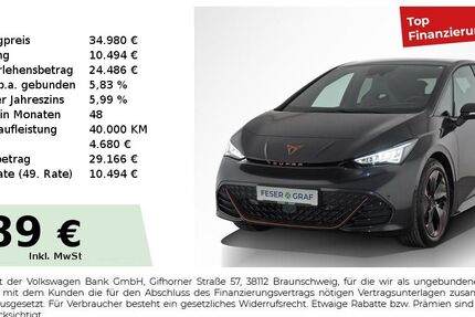 Cupra Born 1.750 km 34.980 &euro; Höchstadt an der Aisch 91315