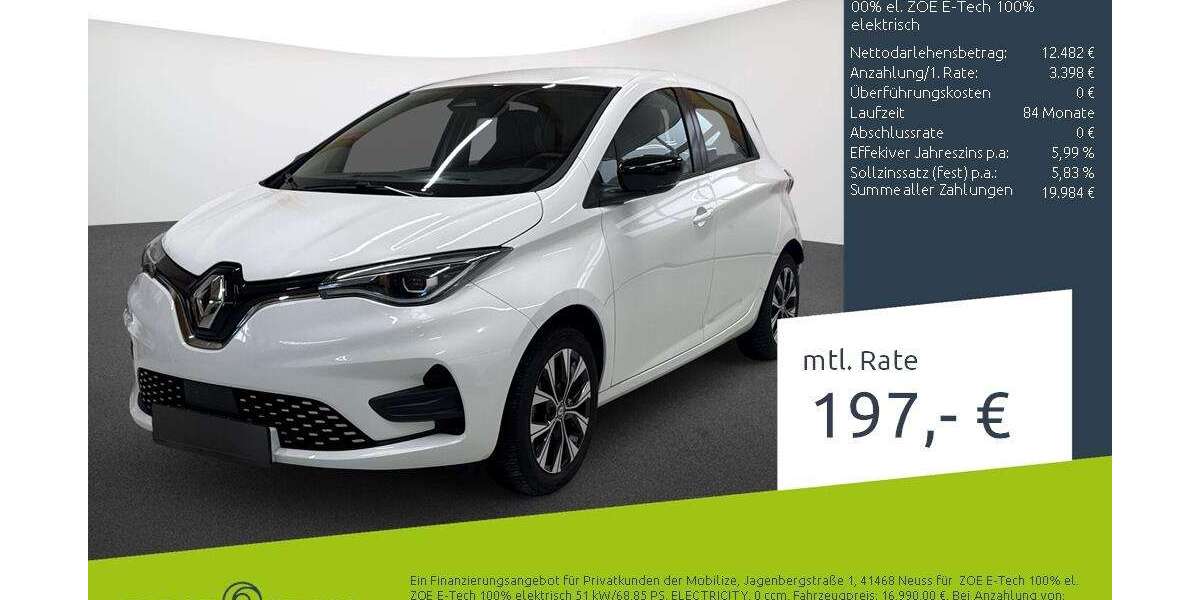 Renault ZOE 24.070 km 16.580 &euro; Münster 48163