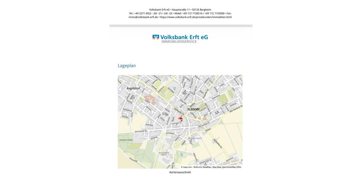 Erdgeschoßwohnung Elsdorf - 2.5 Zimmer, 65 m&sup2;, 185.000&euro; | Angebot:26877411