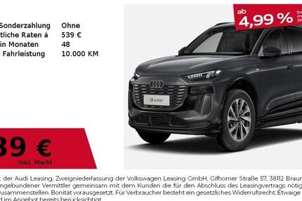 Audi Q6 e-tron 7.427 km 55.990 € Bernburg 06406