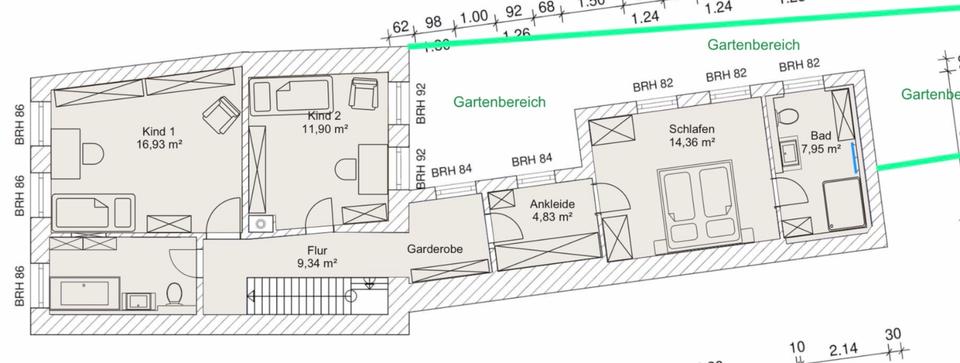Reihenhaus Riesa - 5 Zimmer, 154 m&sup2;, 1.240&euro; | Angebot:26024926